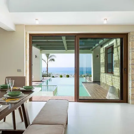 Emilia I Luxury, Amazing Seaview, Next To The Town 别墅 基萨莫斯